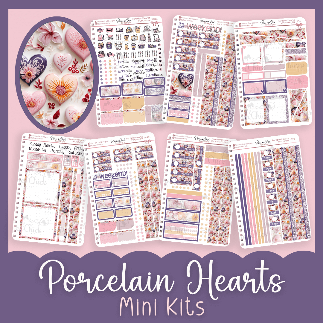 Porcelain Hearts ~ Mini Kits