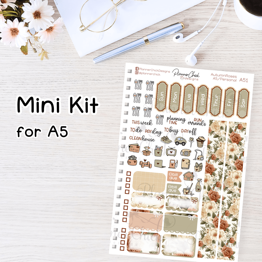 Autumn Roses ~ Mini Kits