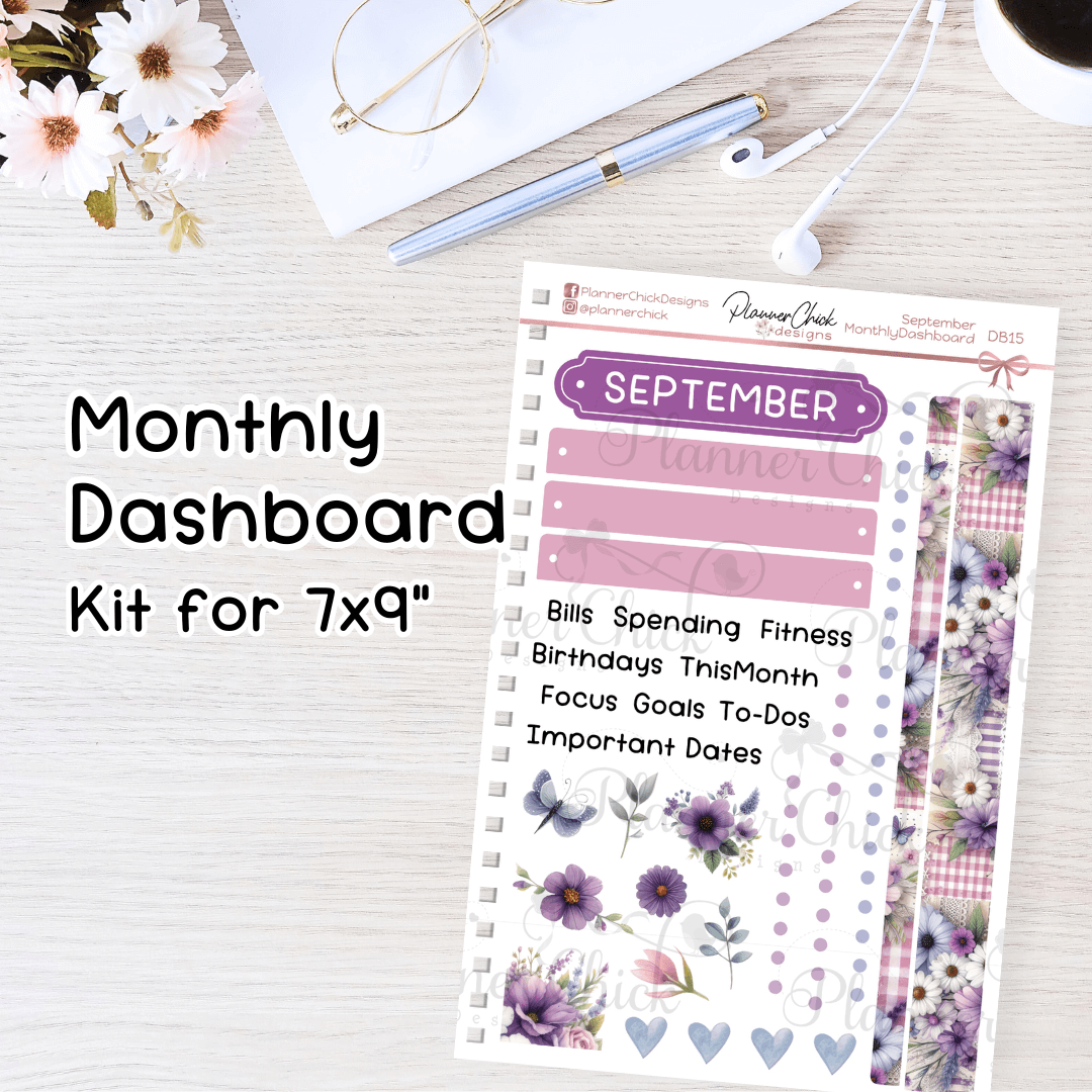 Monthly Dashboard Kit ~ September
