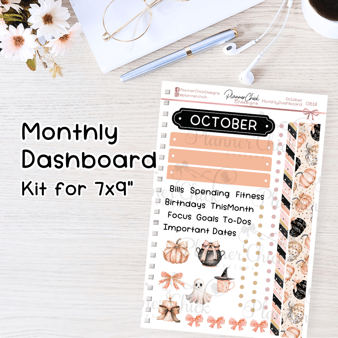 Monthly Dashboard Kit ~ October