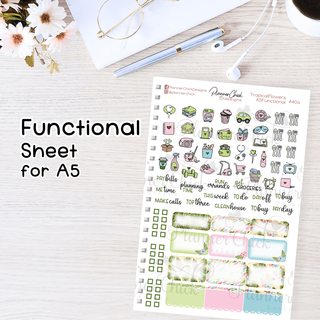 Tropical Flowers ~ Mini Kits