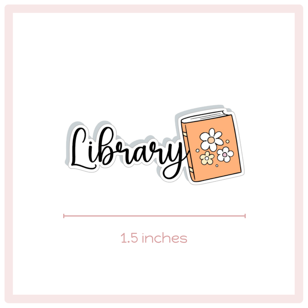 Library Planner Stickers