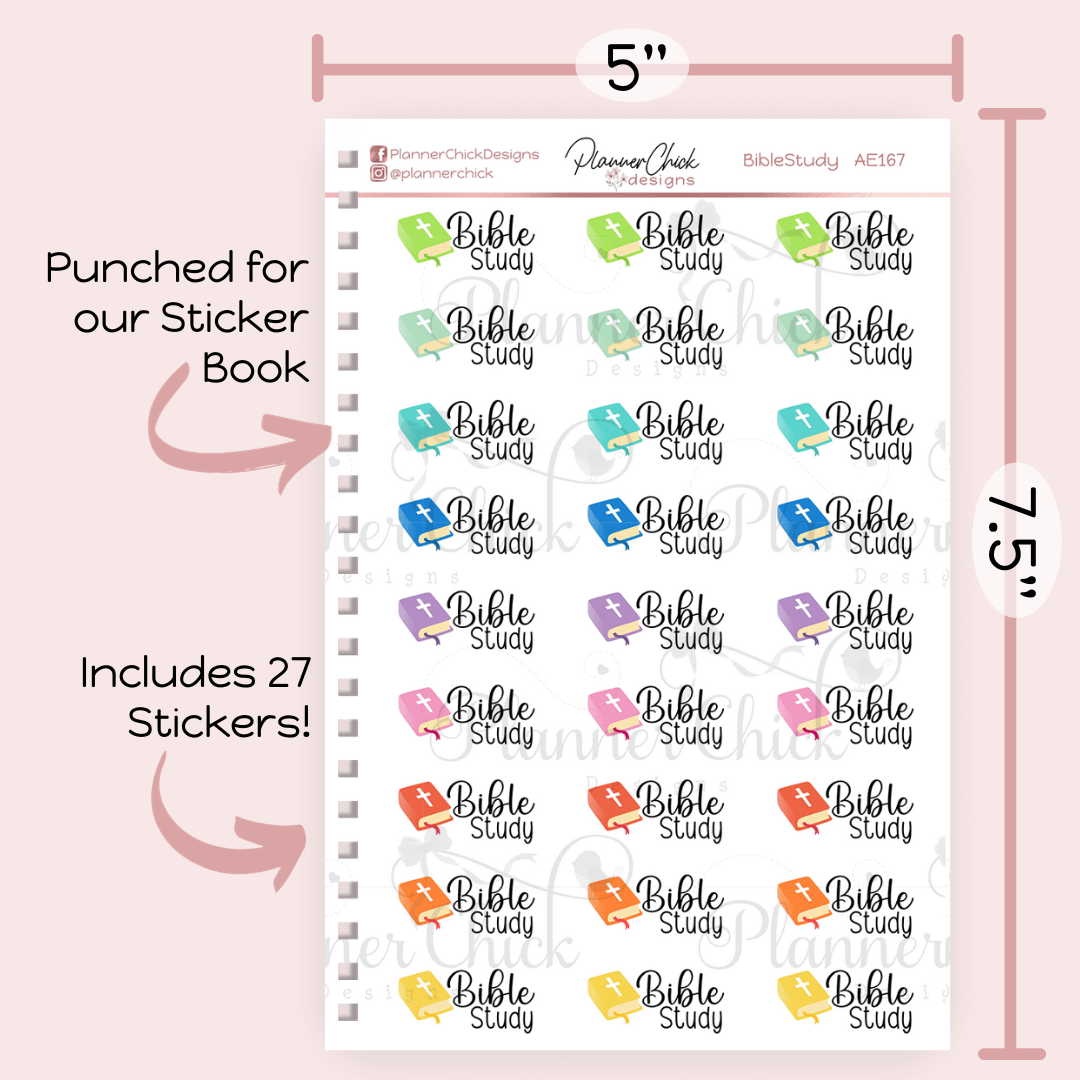 Bible Study Planner Stickers