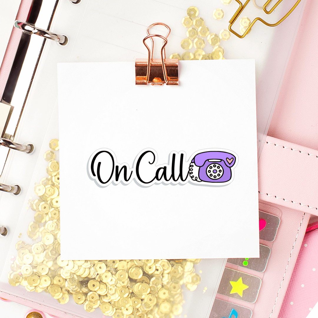 On Call Planner Stickers