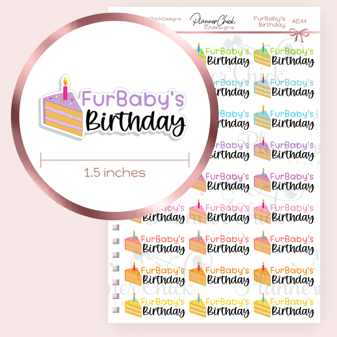 fur-baby-s-birthday-planner-stickers-plannerchickdesigns for Free Printable Birthday Planner Stickers Fur Baby's Birthday Planner Stickers – PlannerChickDesigns for Free Printable Birthday Planner Stickers
