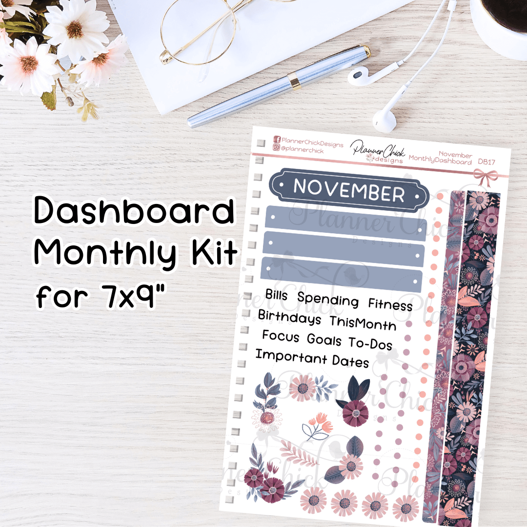Monthly Dashboard Kit ~ November