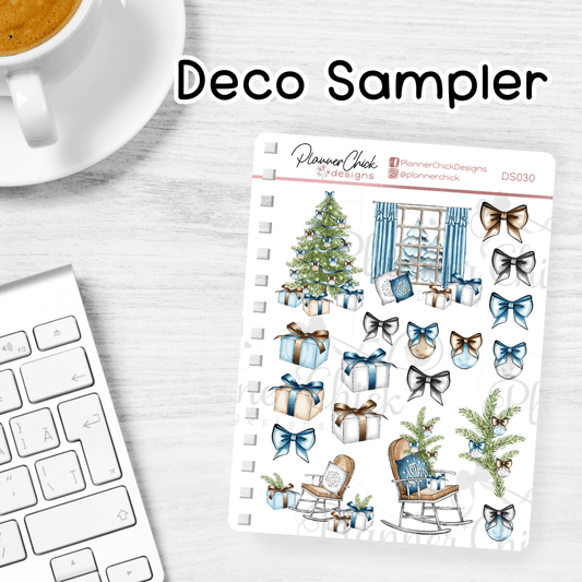 Holiday Blues ~ Decorative Sampler