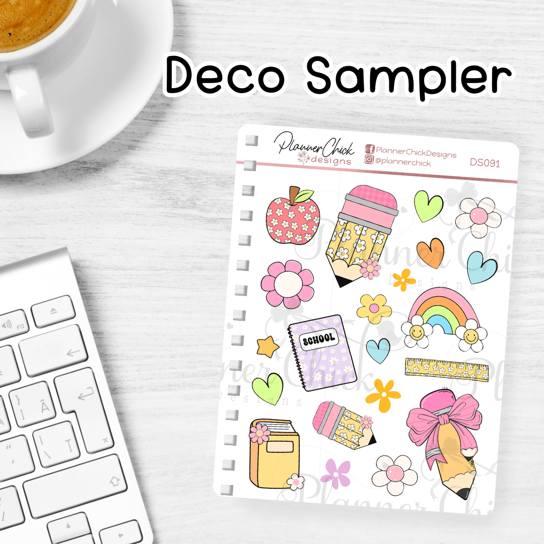Retro School ~ Decorative Sampler