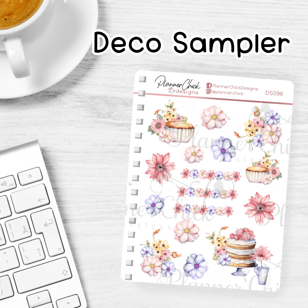 Floral Cake ~ Decorative Sampler