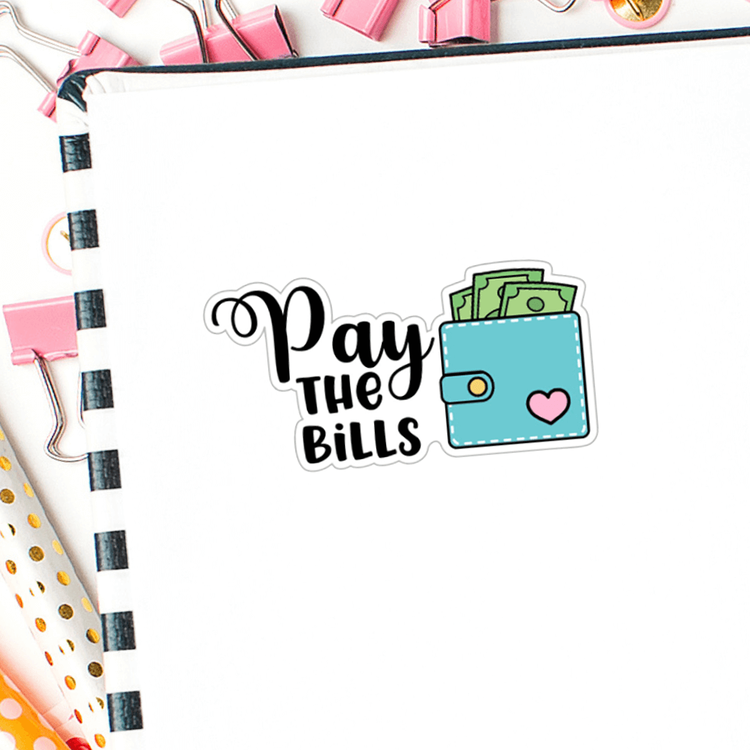 Pay the Bills Planner Stickers