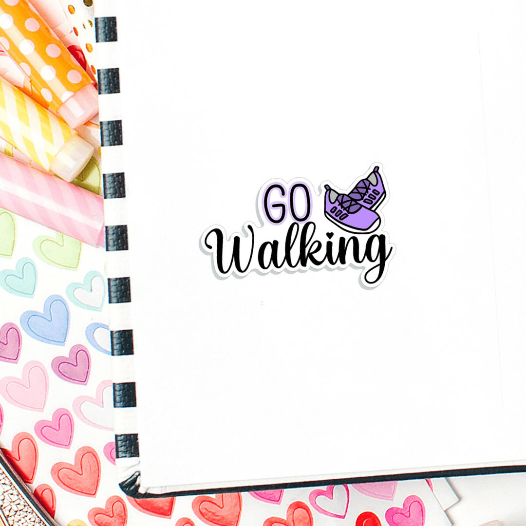 Go Walking Planner Stickers