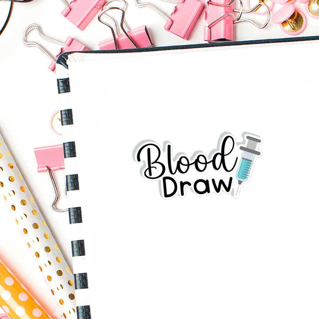 Blood Draw Planner Stickers