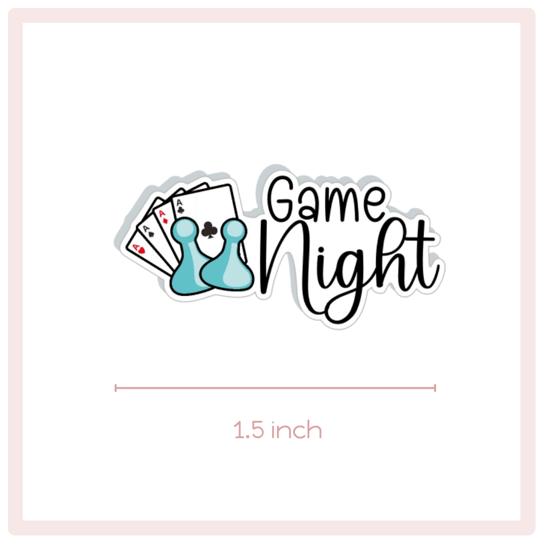 Game Night Planner Stickers