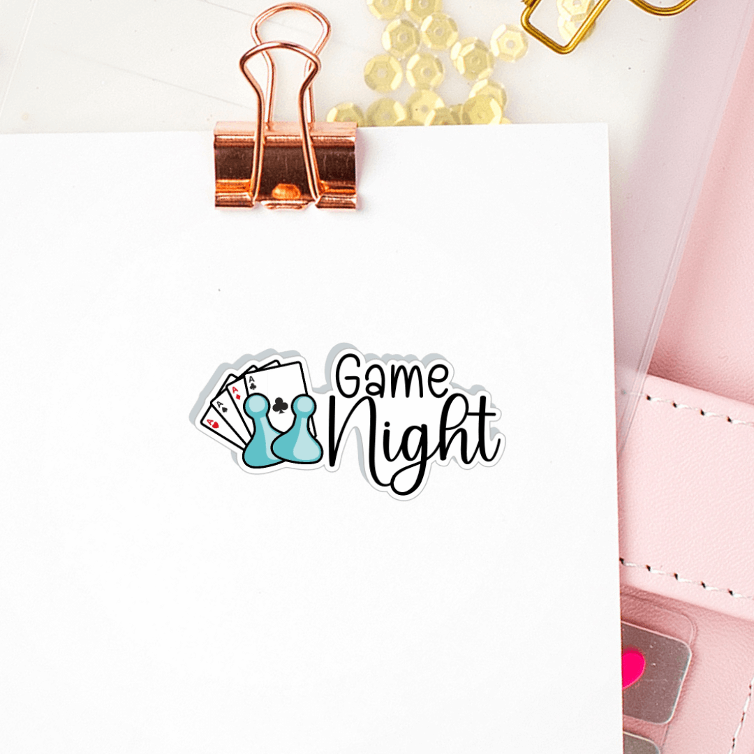 Game Night Planner Stickers