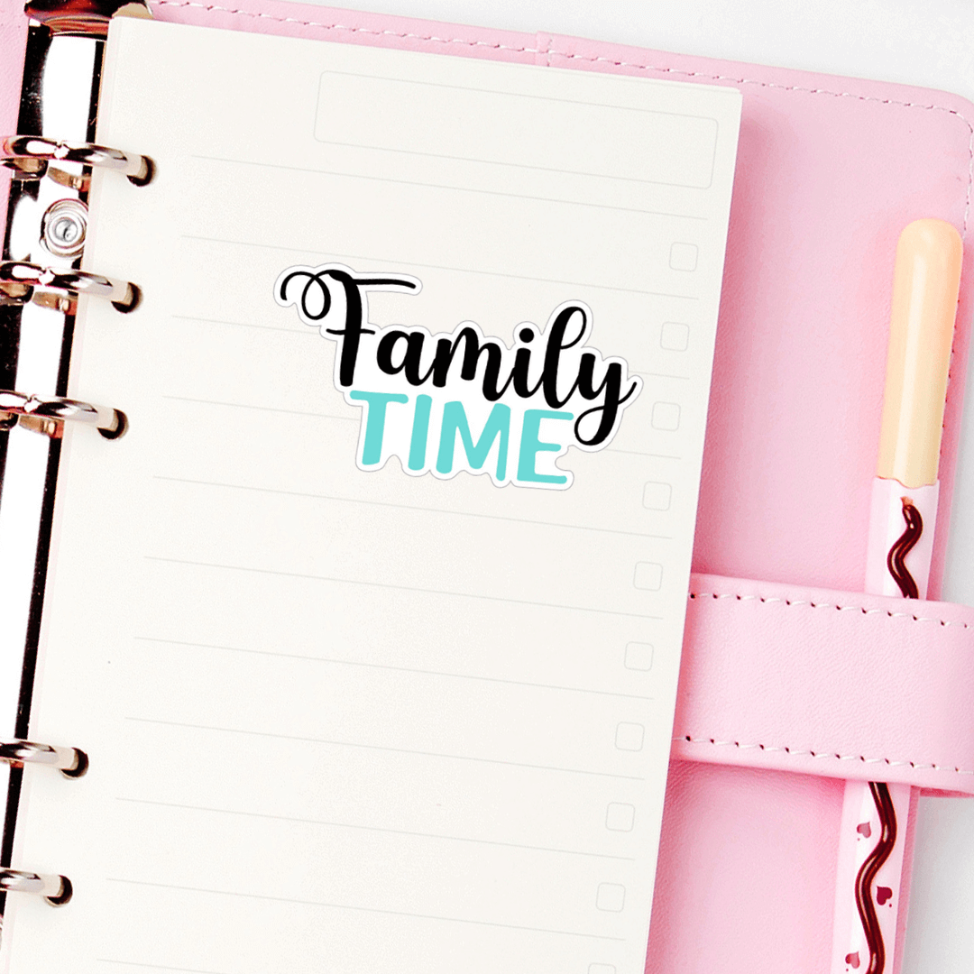 Family Time Planner Stickers