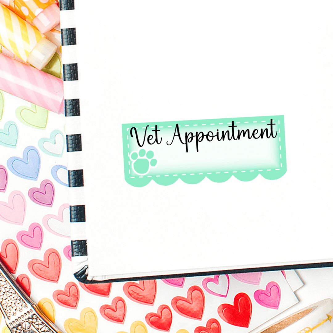 Vet Appointment Planner Stickers