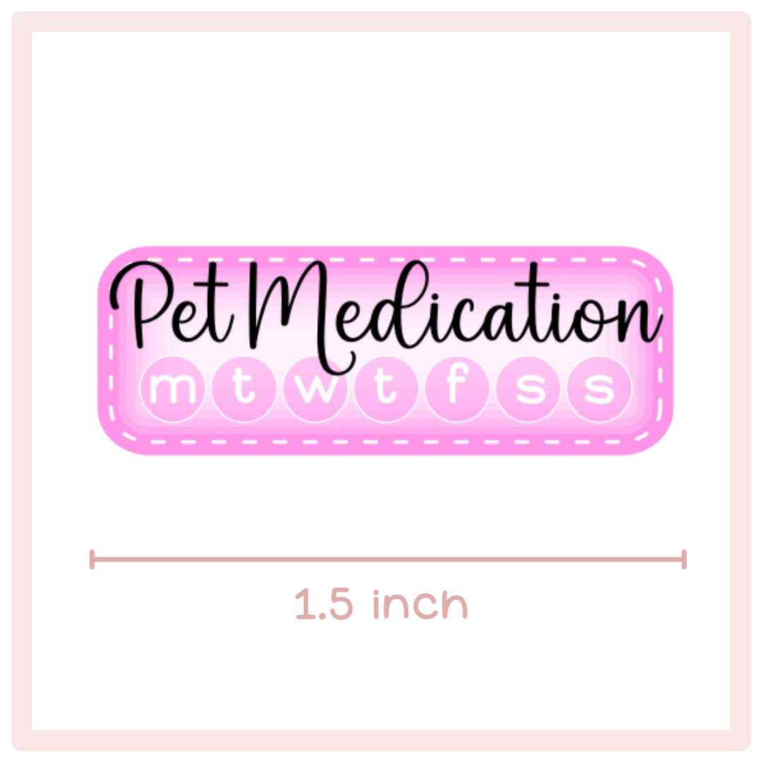 Pet Medication Habit Trackers