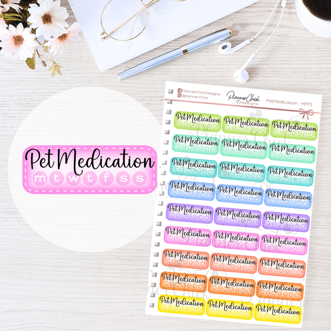 Pet Medication Habit Trackers