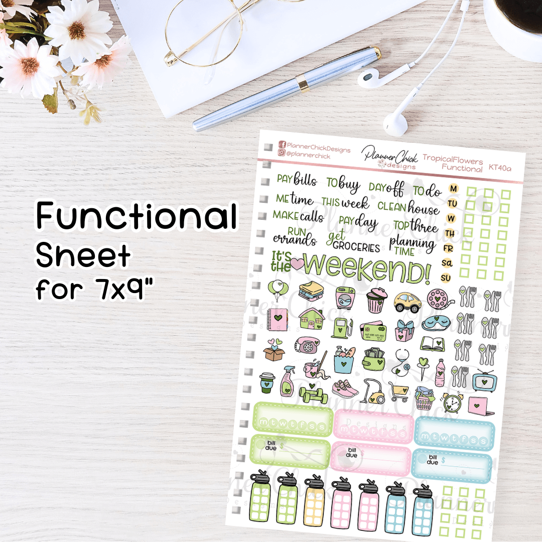 Tropical Flowers ~ Mini Kits