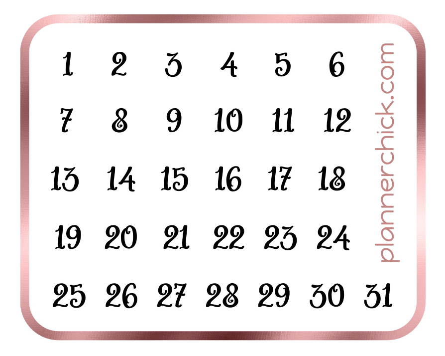 Date Dots - FREE with Any Kit!