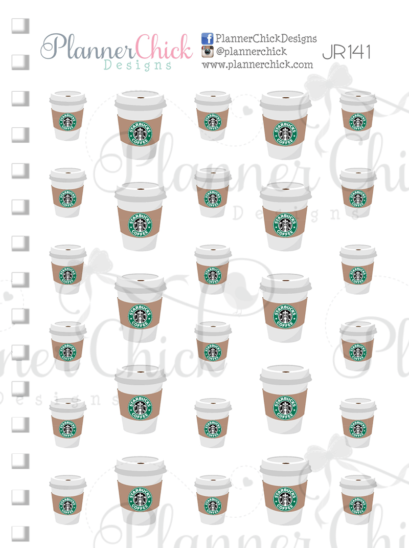 Mini Stickers ~ Starbucks