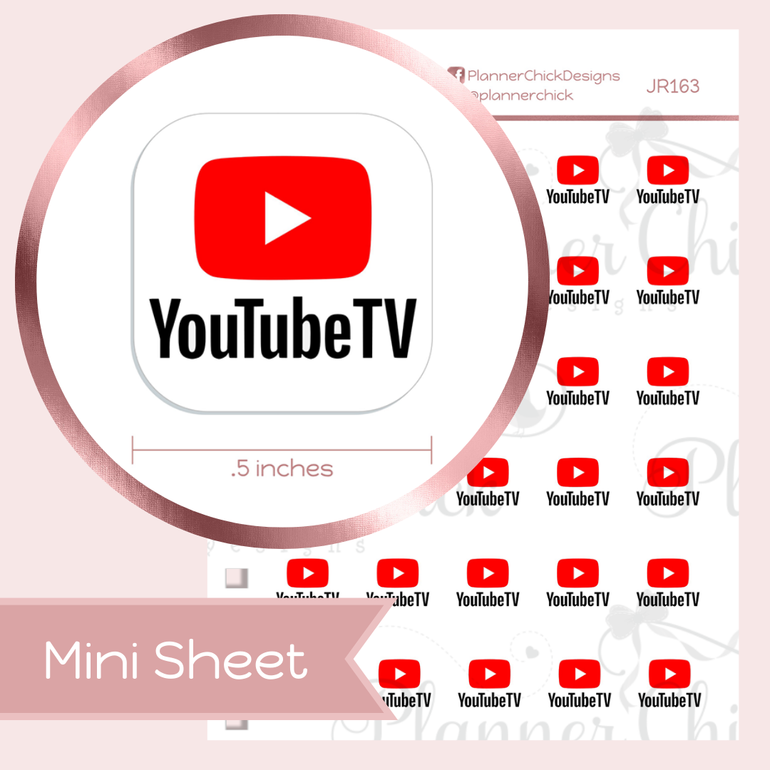 Mini Stickers ~ Streaming Services Icons