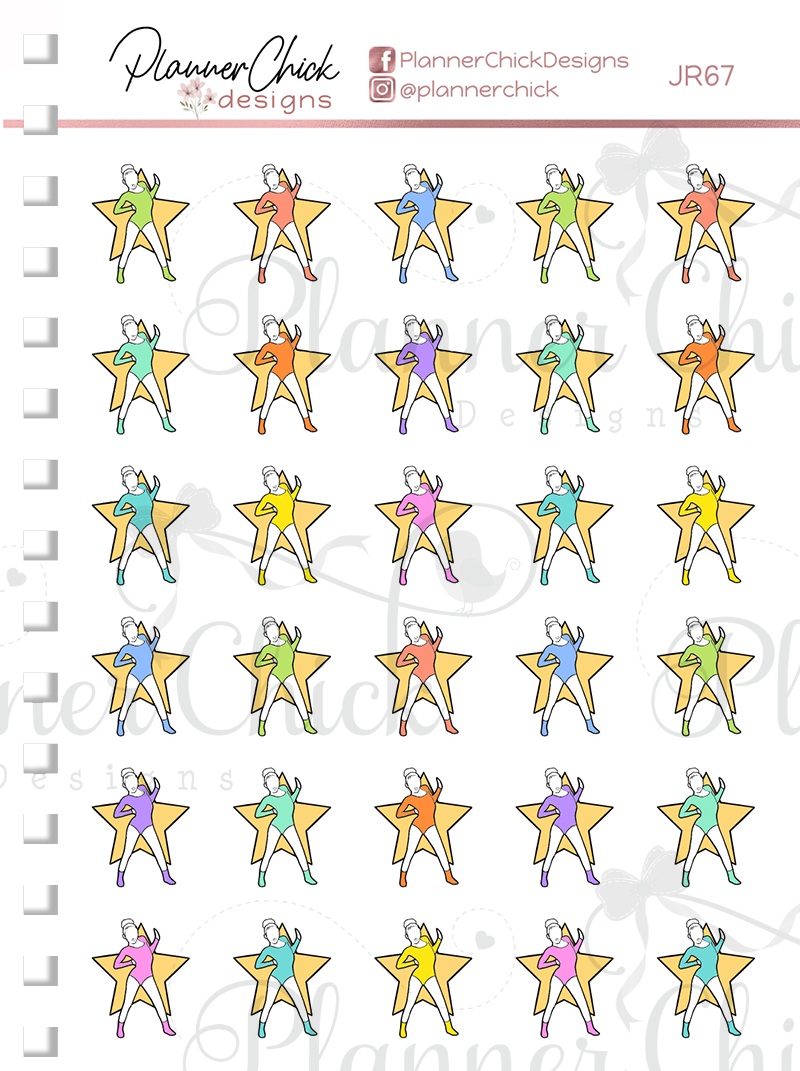 Mini Stickers ~ Dance