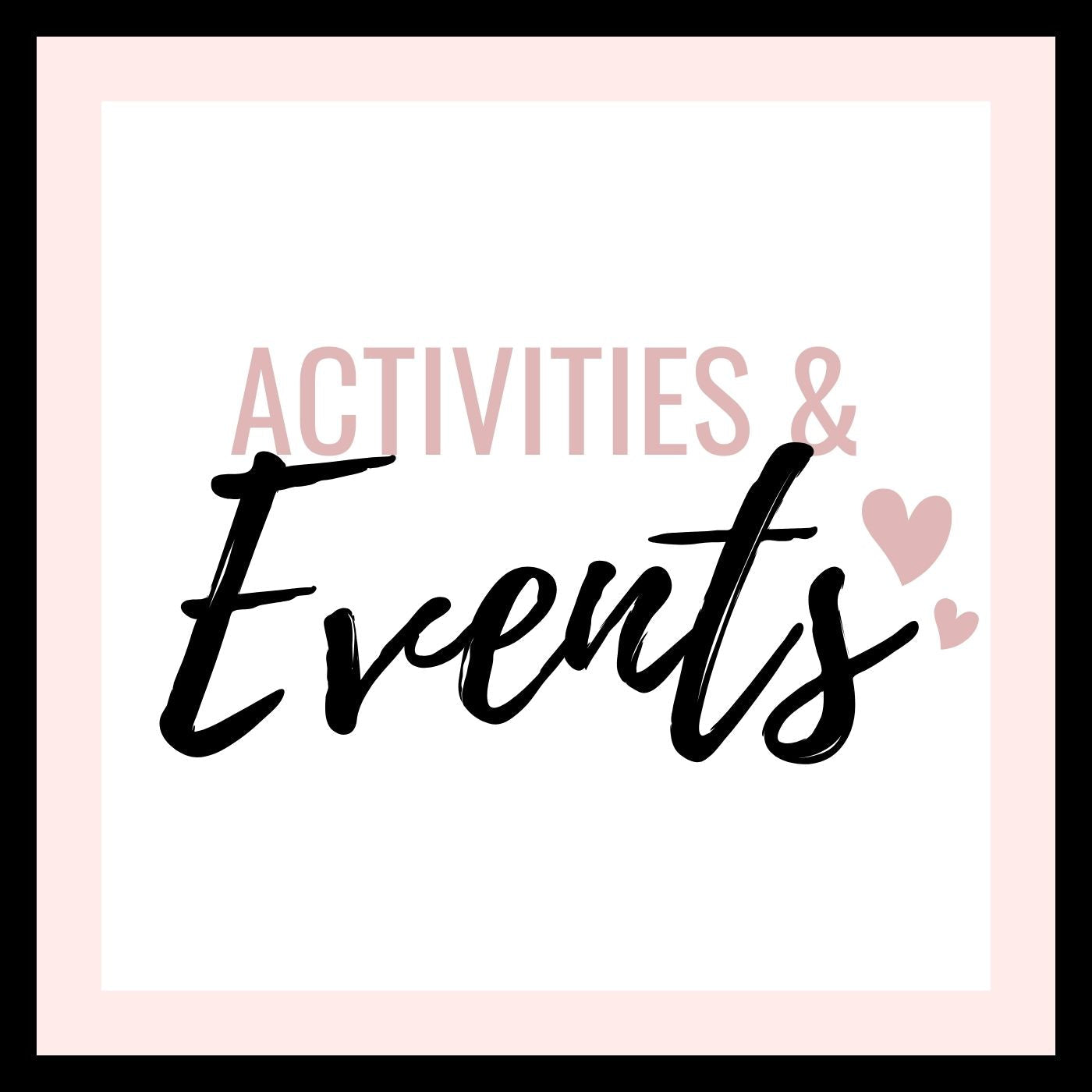 Event Activity Sticker Planner stickers for activities – PlannerChickDesigns