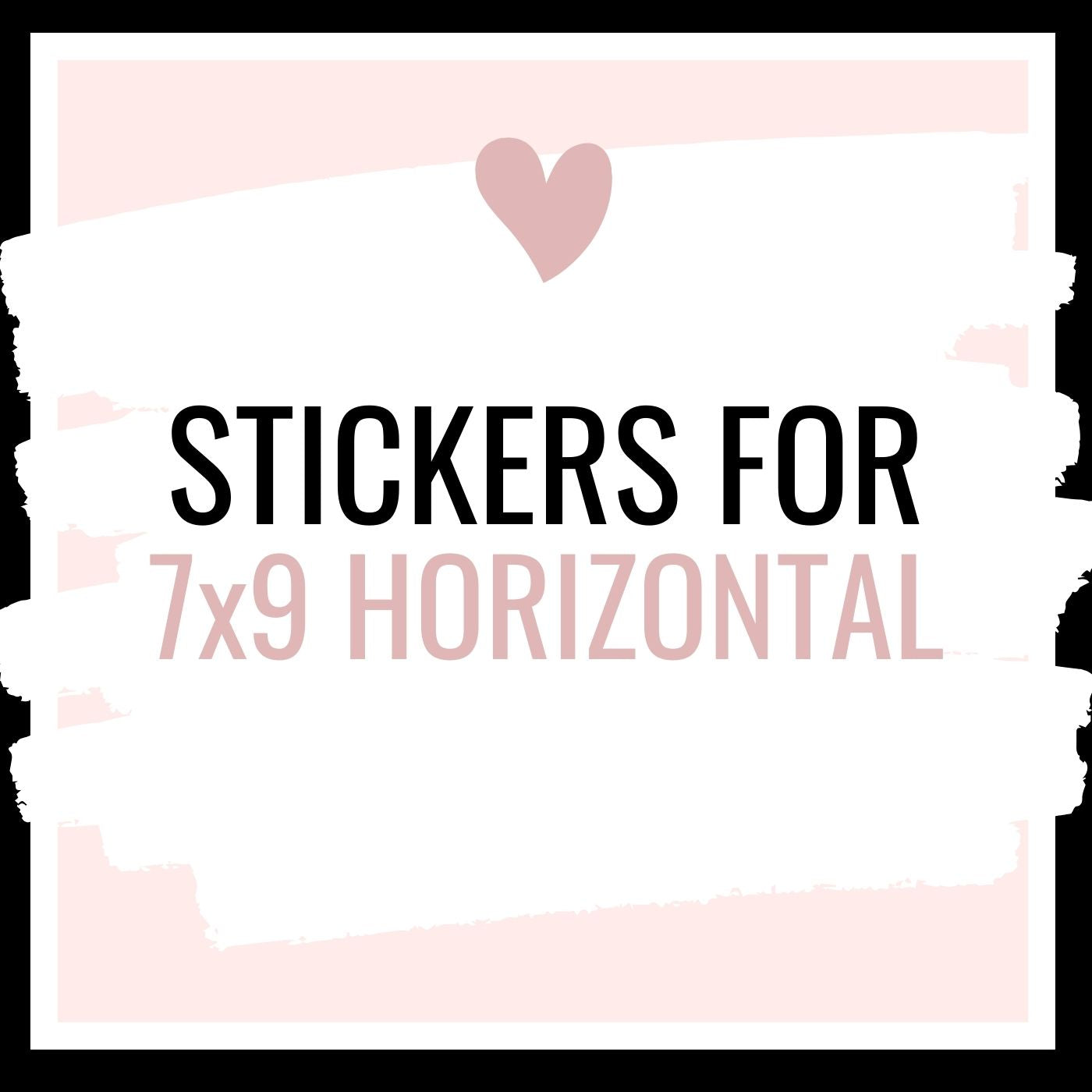 Planner stickers for horizontal layouts – PlannerChickDesigns