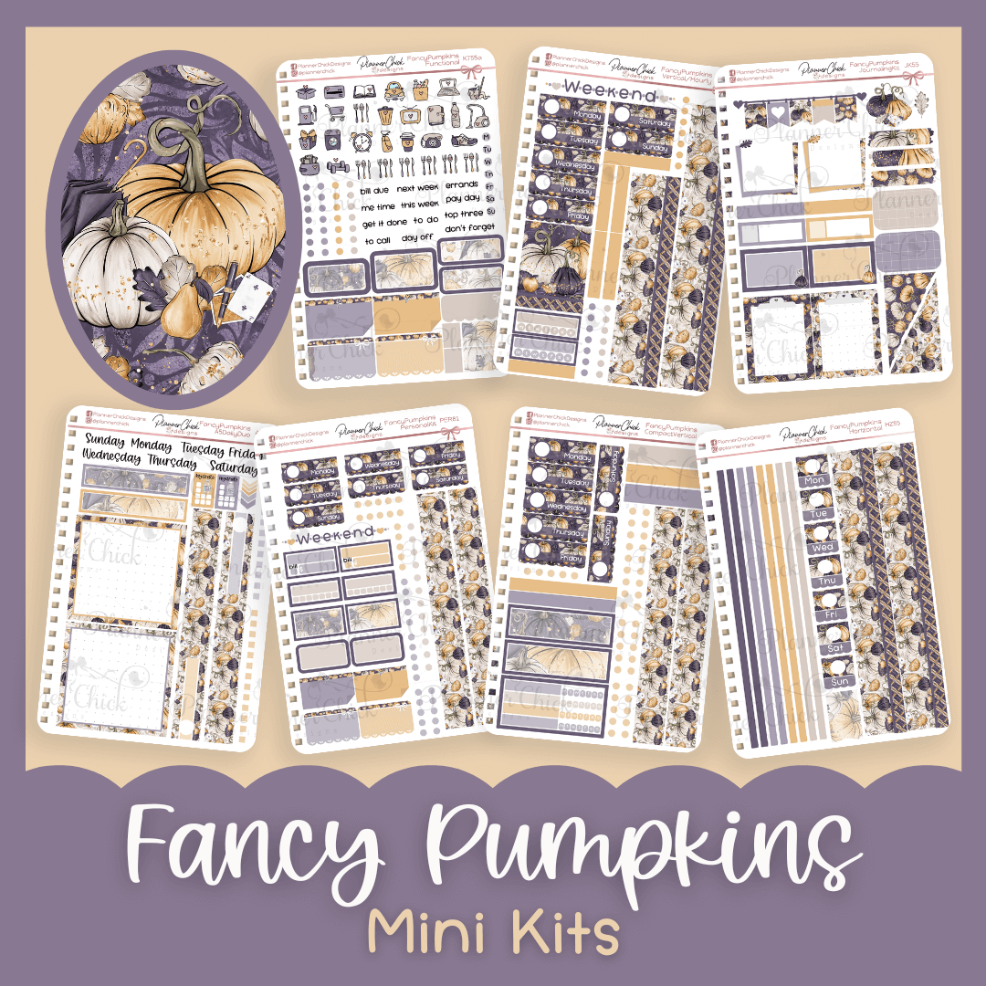 Fancy Pumpkins ~ Mini Kits