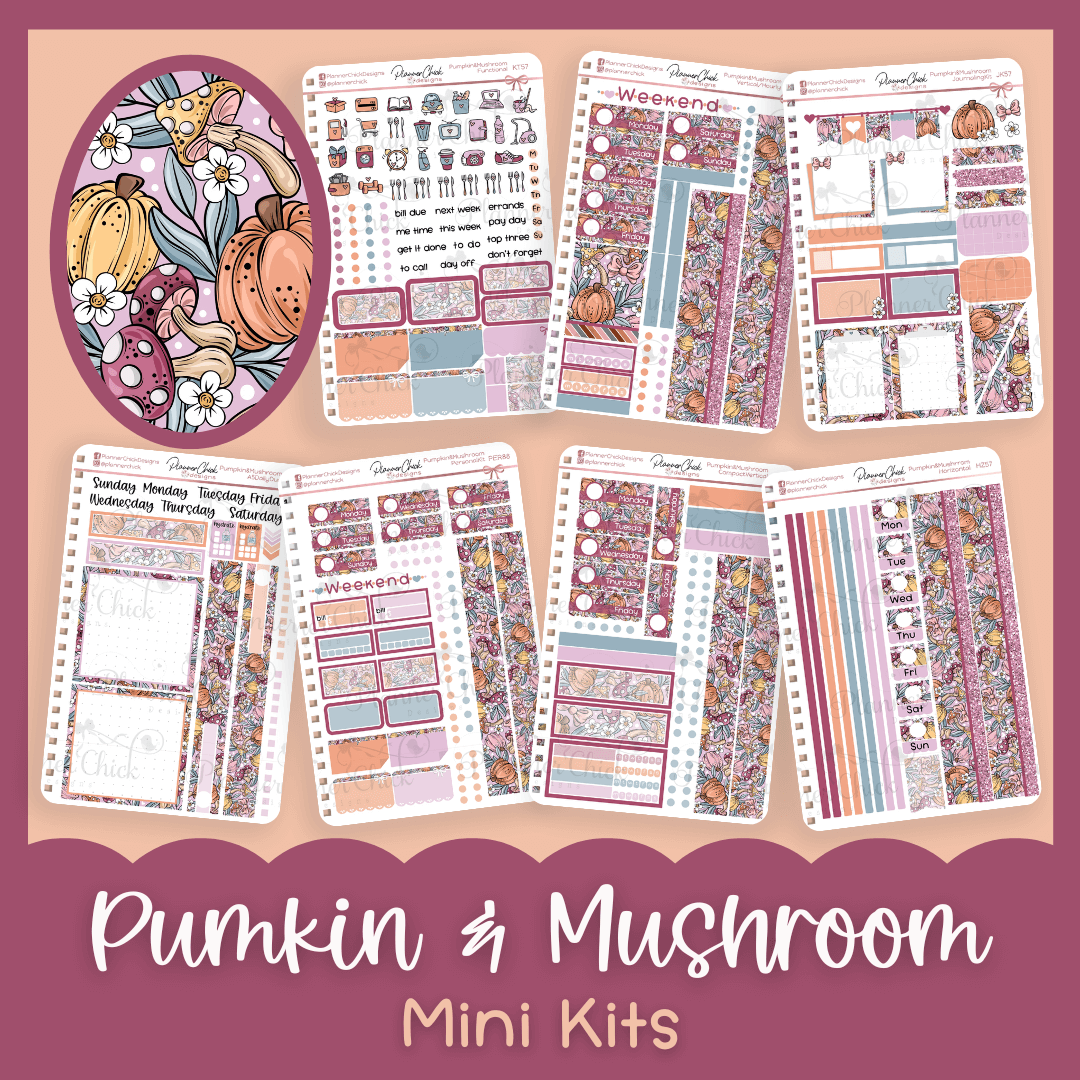 Pumpkin & Mushroom ~ Mini Kits