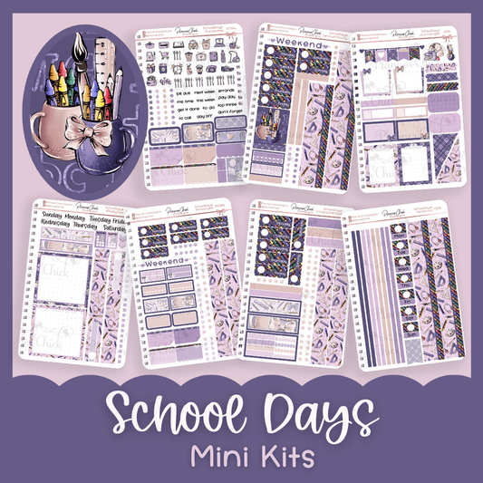 School Days ~ A5 Mini Kits