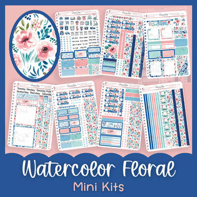Watercolor Floral ~ Mini Kits