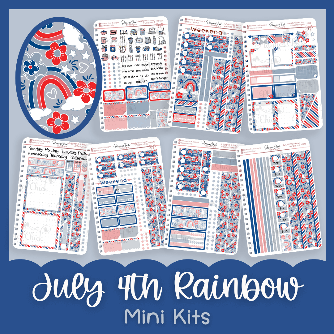July 4th Rainbow ~ Mini Kits