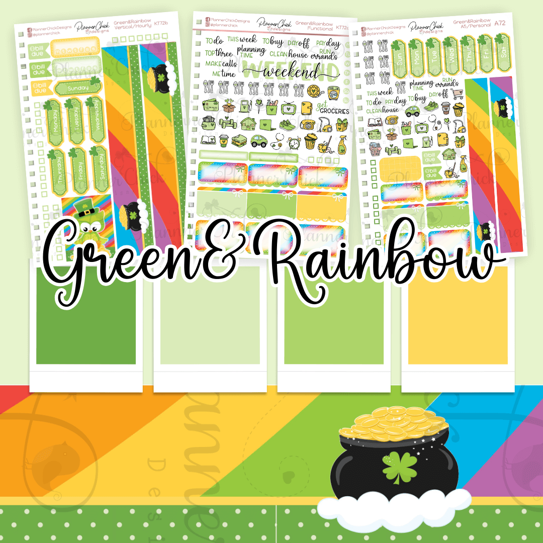 Green & Rainbow ~ Mini Kits