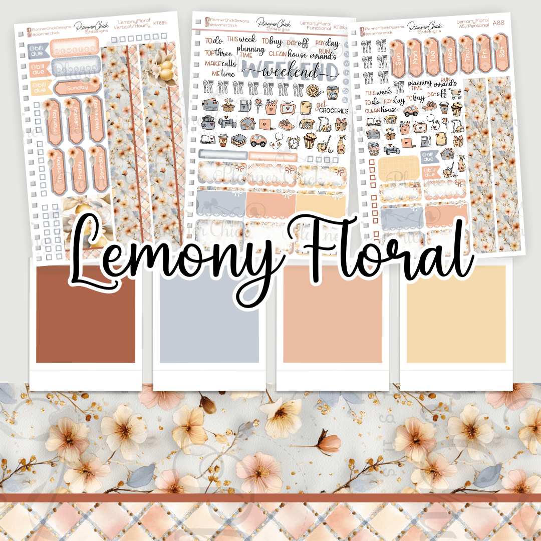 Lemony Floral ~ Mini Kits