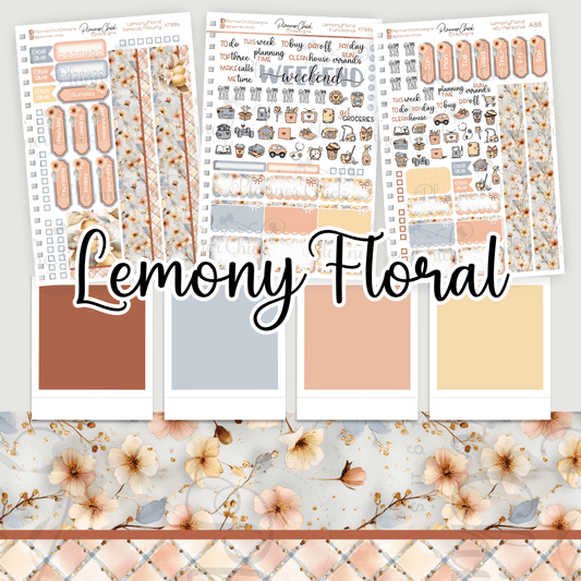 Lemony Floral ~ Mini Kits