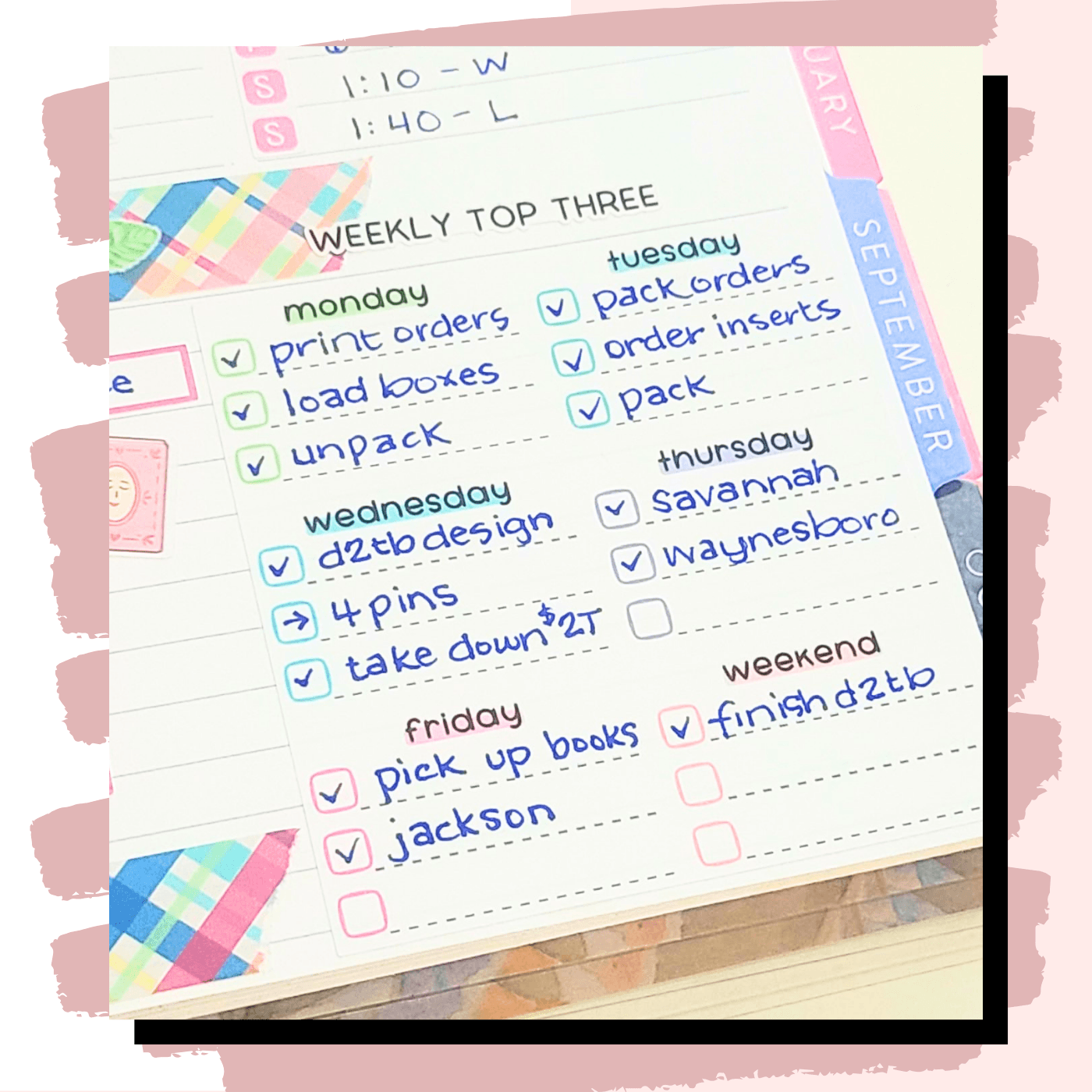 Weekly Top Three Jumbo Stickers