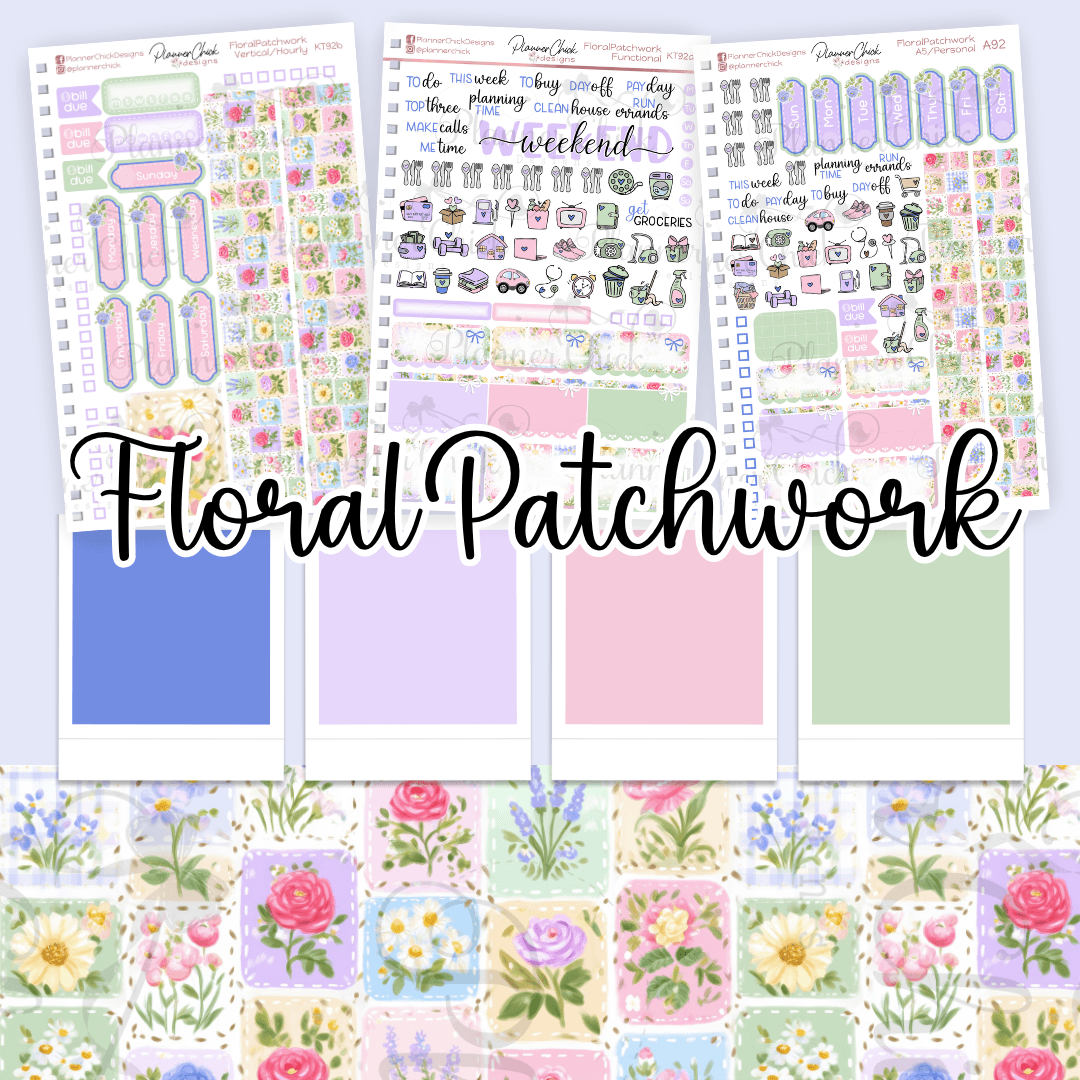 **$2 Tuesday**  Floral Patchwork ~ Mini Kits