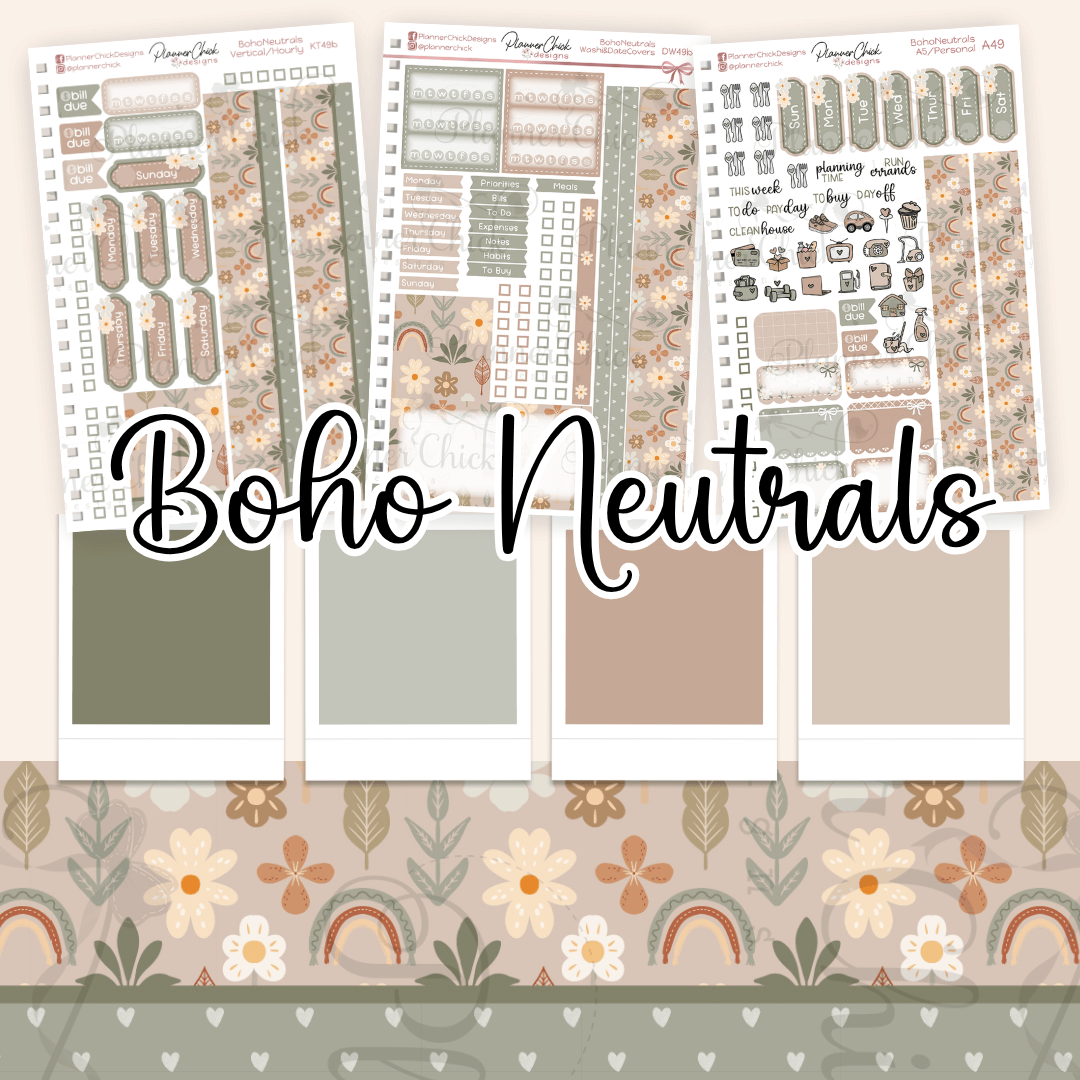 Boho Neutrals ~ Mini Kits