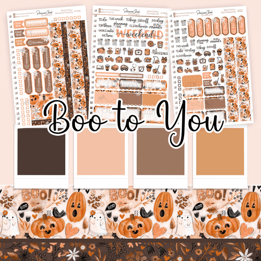 Boo To You ~ Mini Kits