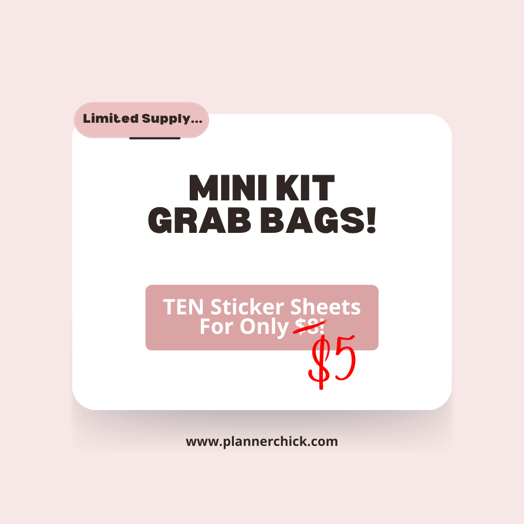 **Mini Kit Grab Bags – PlannerChickDesigns