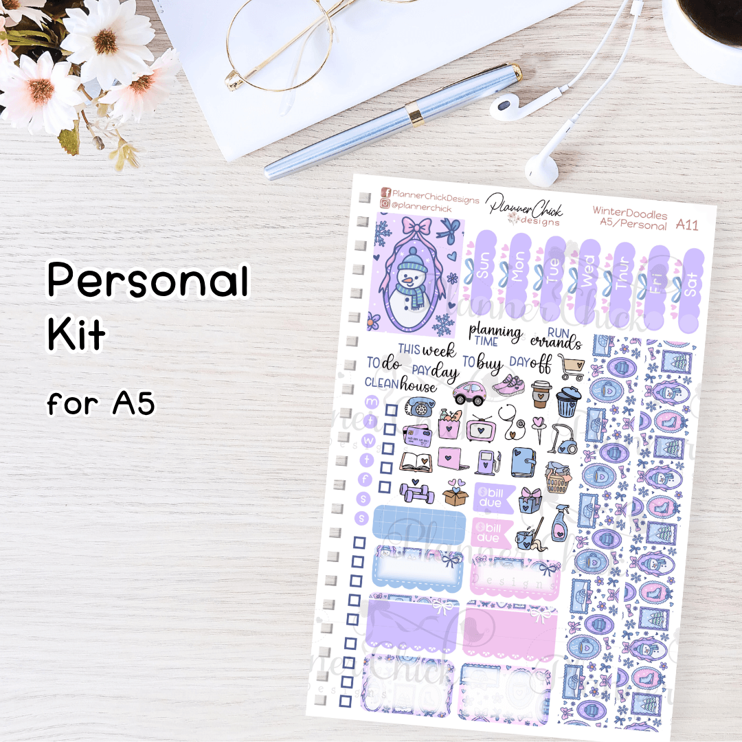 **$2 Tuesday**  Winter Doodles ~ Mini Kits