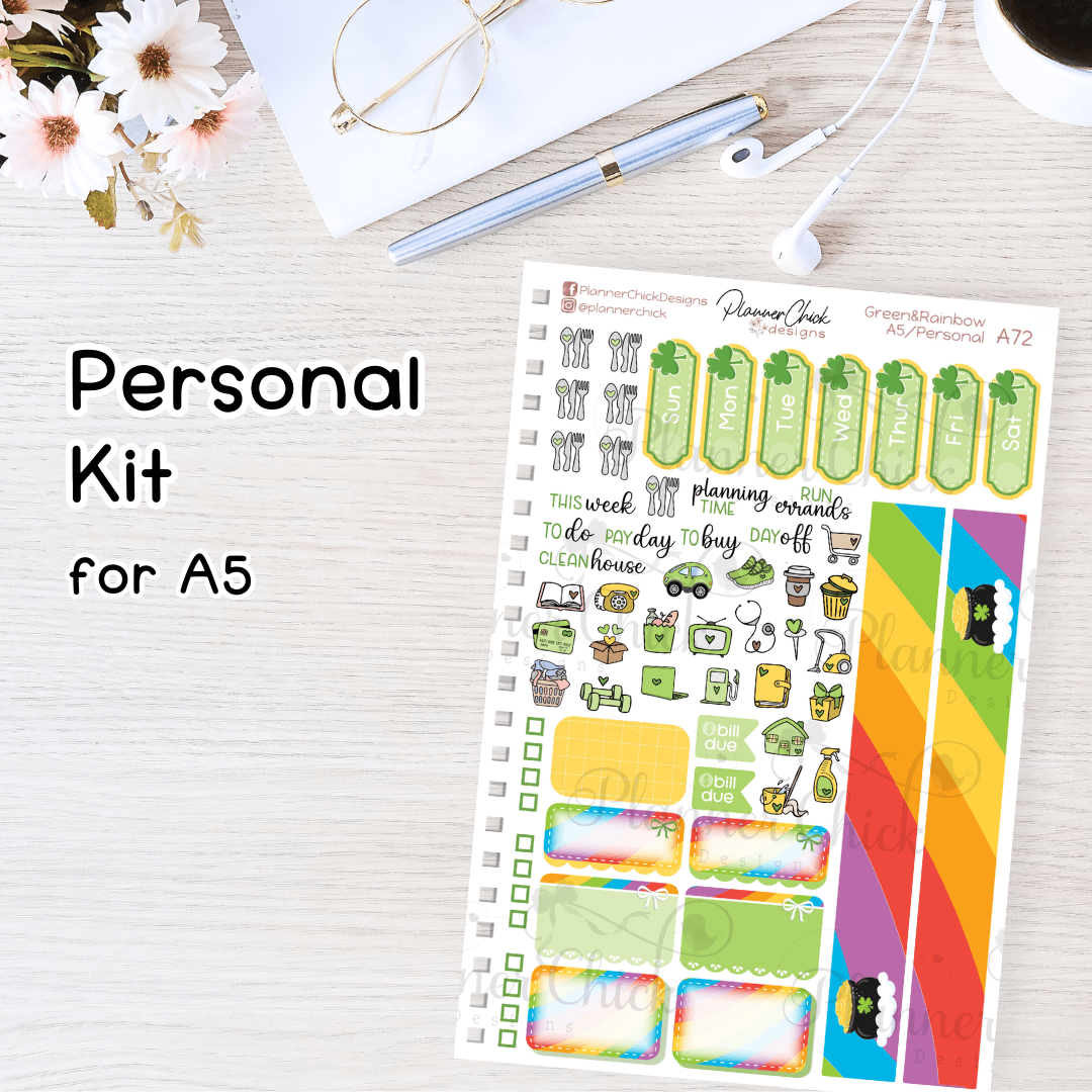 Green & Rainbow ~ Mini Kits