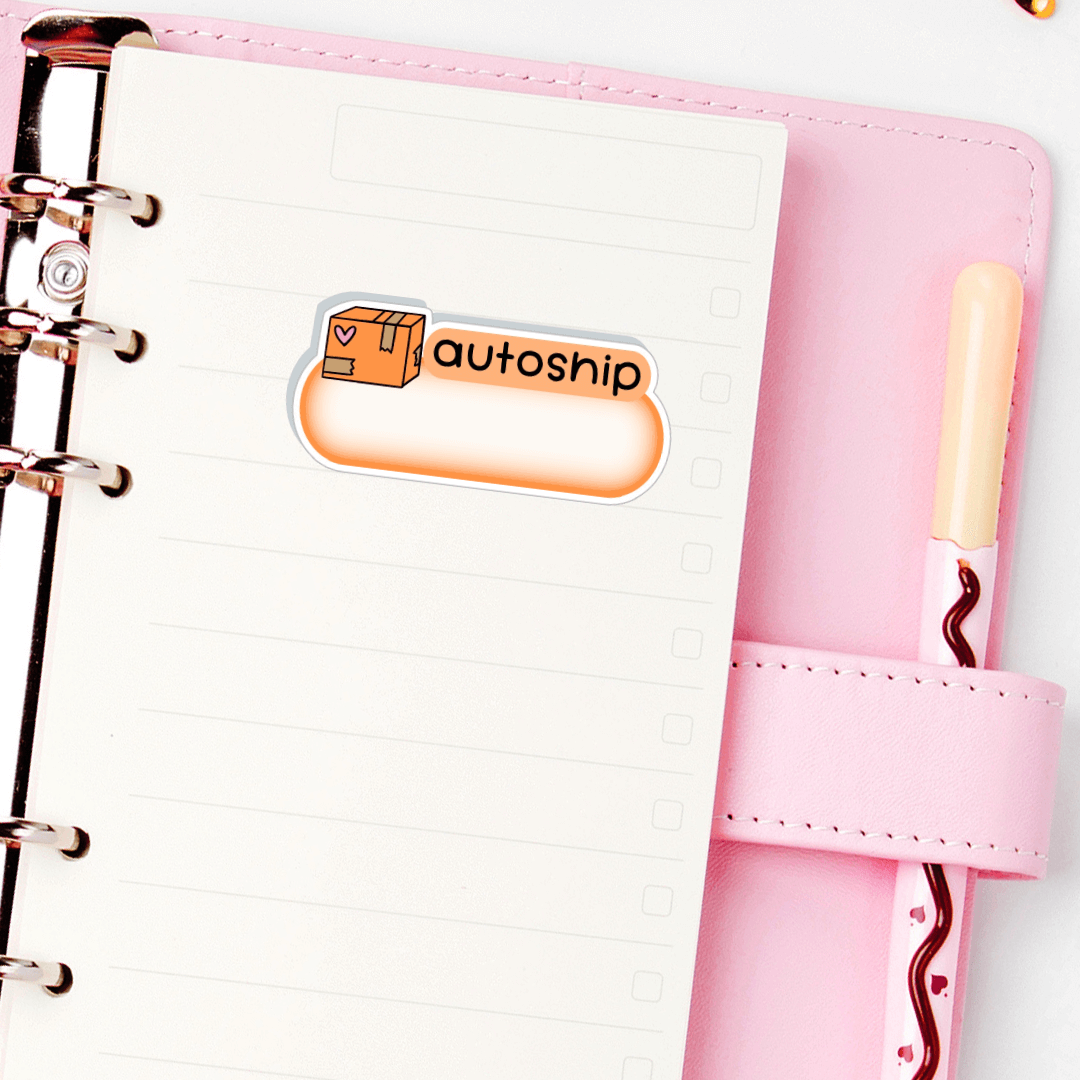 Autoship Planner Stickers