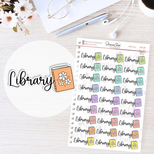Library Planner Stickers