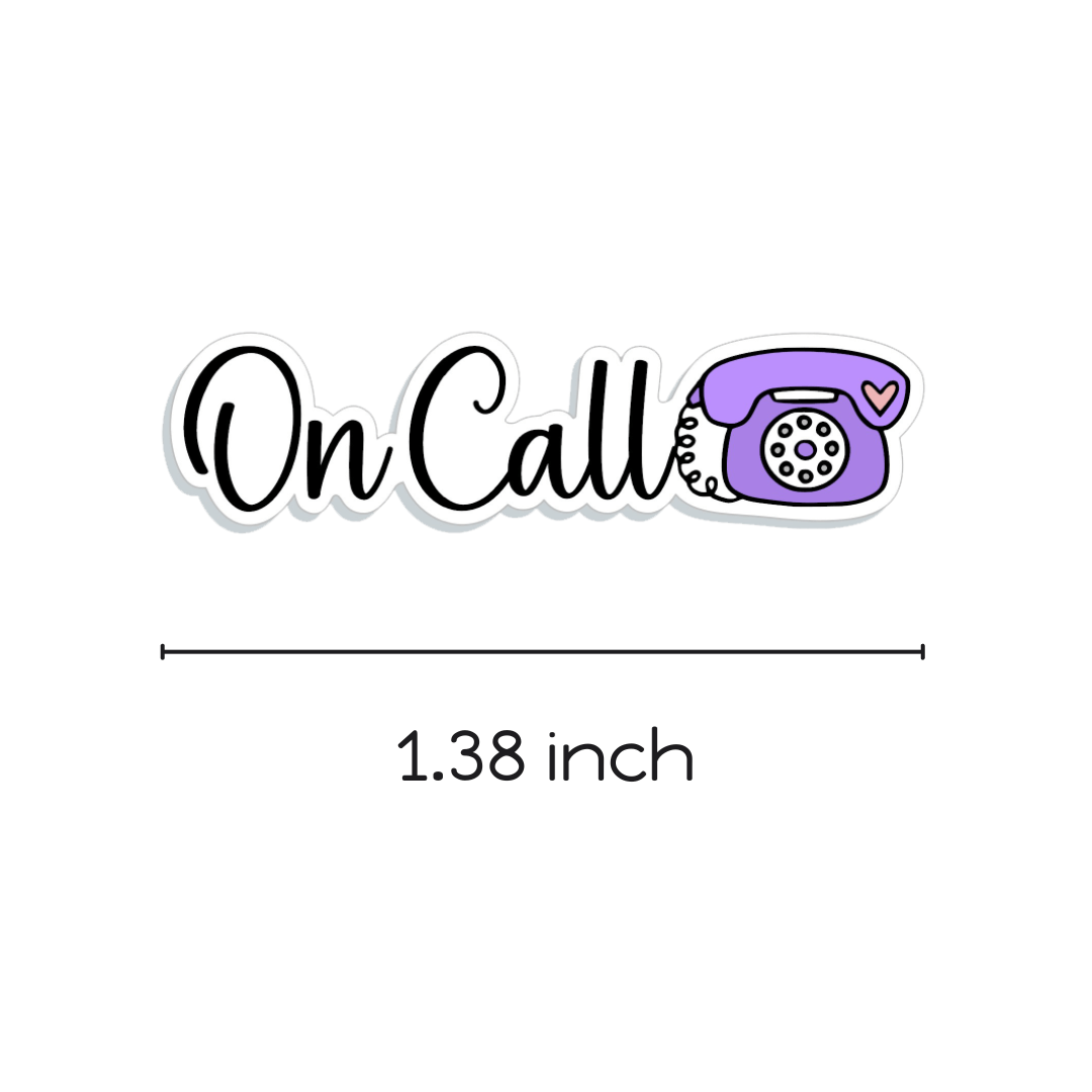 On Call Planner Stickers – PlannerChickDesigns
