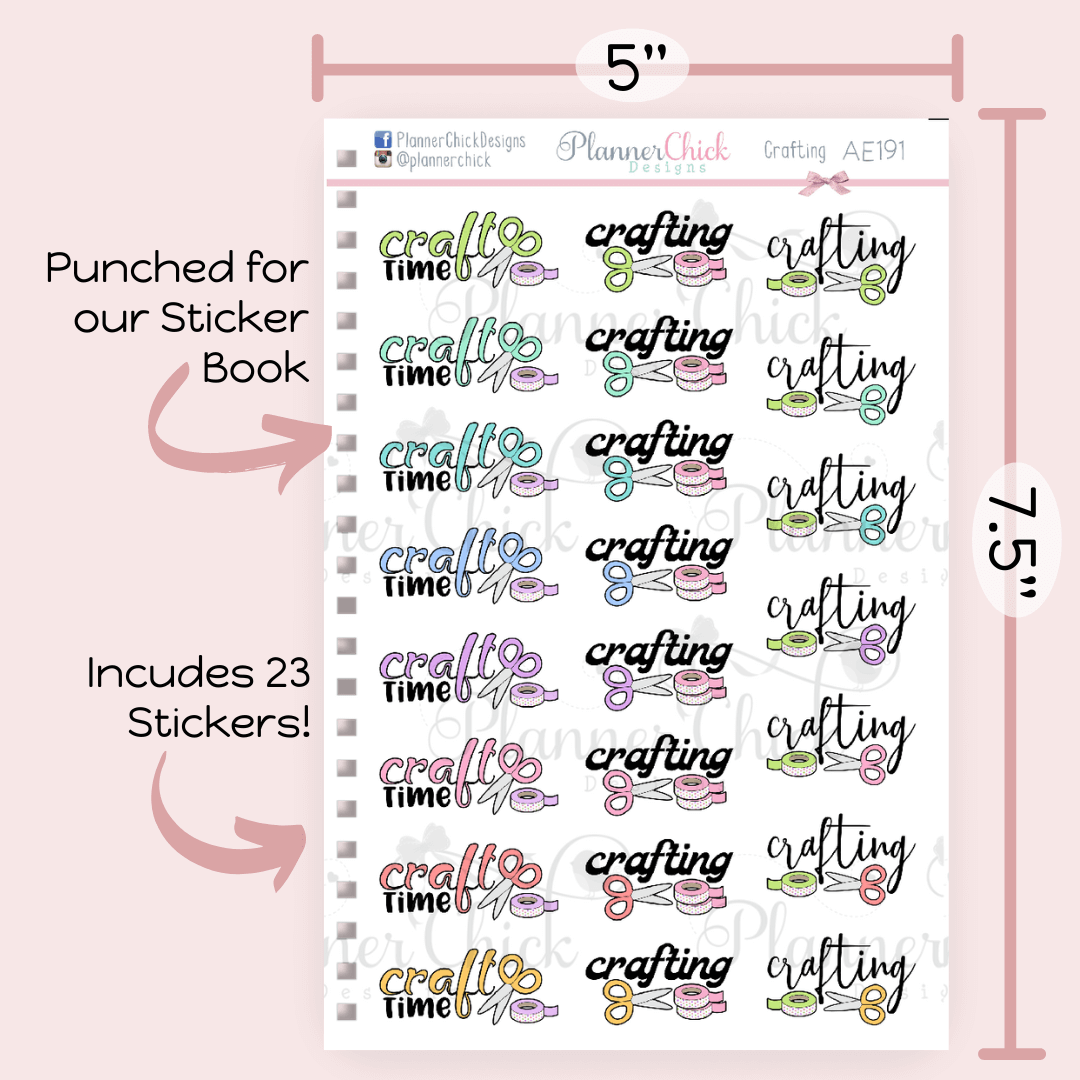 Crafting Planner Stickers