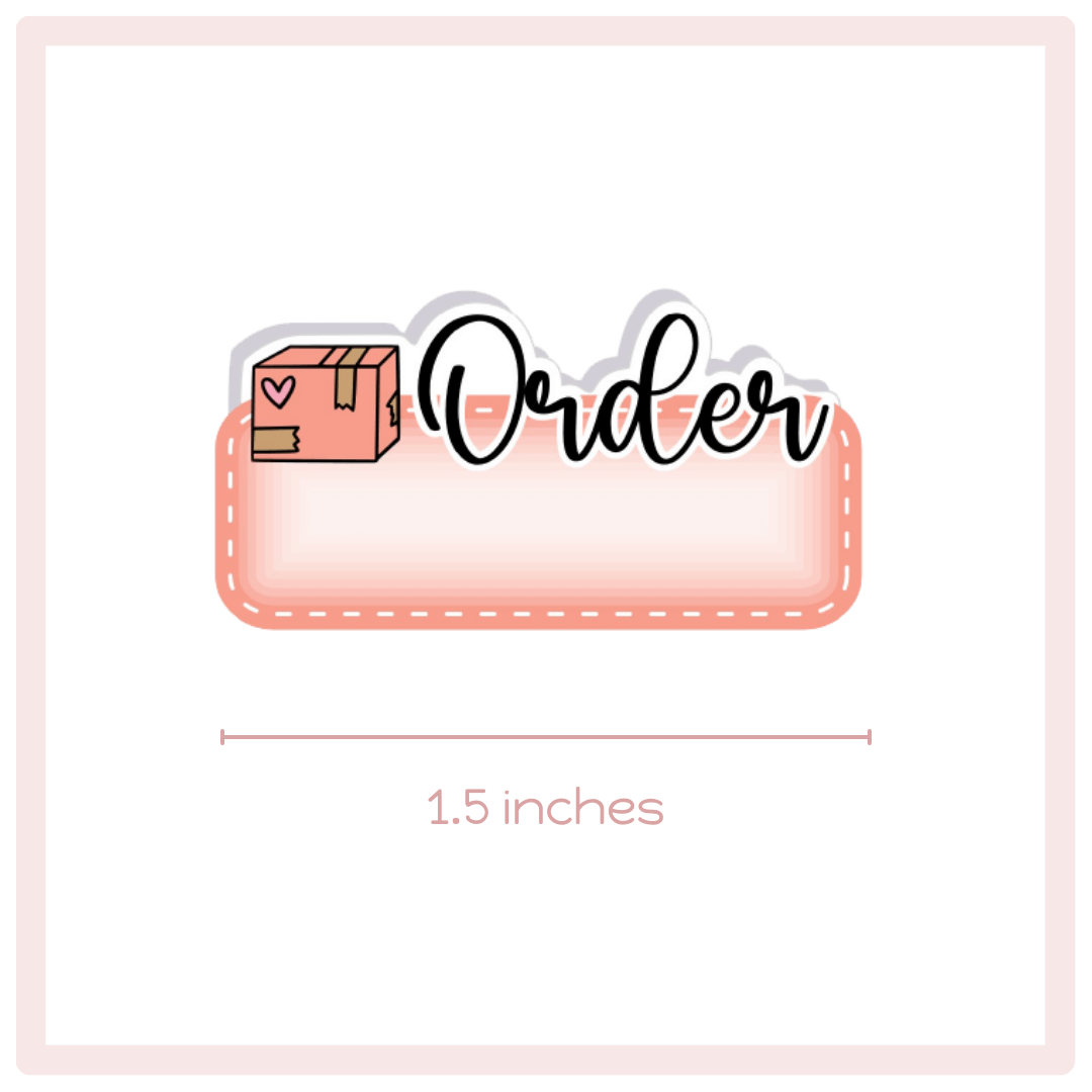 Order Reminder Planner Stickers