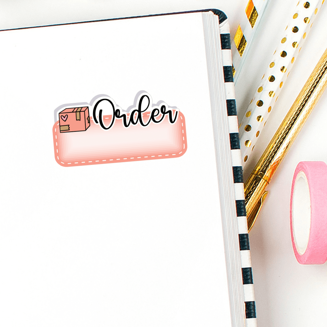 Order Reminder Planner Stickers